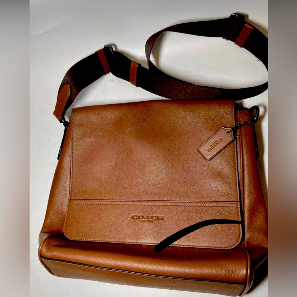 Coach Houston Map Bag